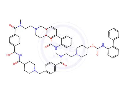 Chemical structure of Revefenacin Dimer Impurity 8