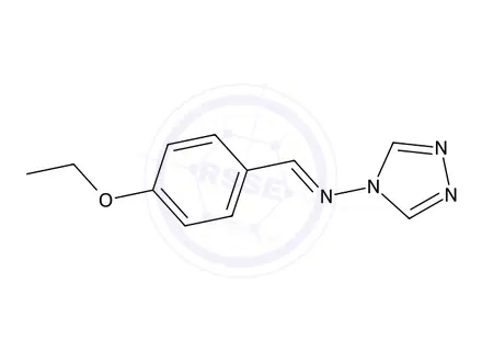 Chemical structure of 1-(4-Ethoxyphenyl)-N-(4H-1,2,4-triazol-4-yl)methanimine