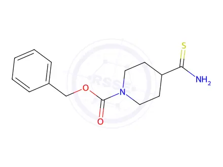 Chemical structure of Benzyl 4-[Amino(Thiocarbonyl)]Piperidine-1-Carboxylate