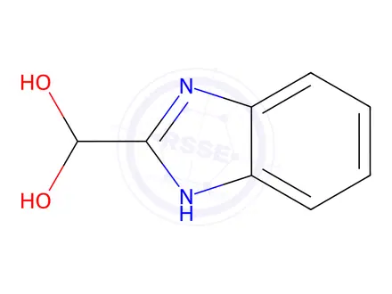 Chemical structure of Methanediol, 1H-benzimidazol-2-yl-(9CI)