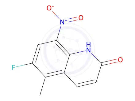 Chemical structure of 6-Fluoro-5-methyl-8-nitroquinolin-2(1H)-one