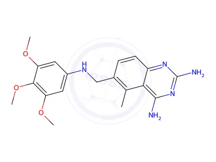 Chemical structure of Trimetrexate