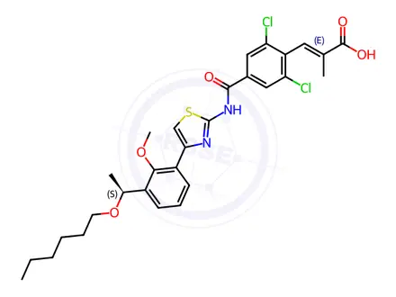 Chemical structure of Lusutrombopag