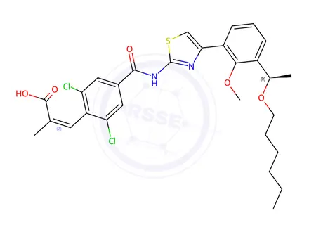 Chemical structure of Lusutrombopag Impurity 13