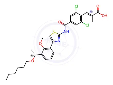 Chemical structure of ent-Lusutrombopag
