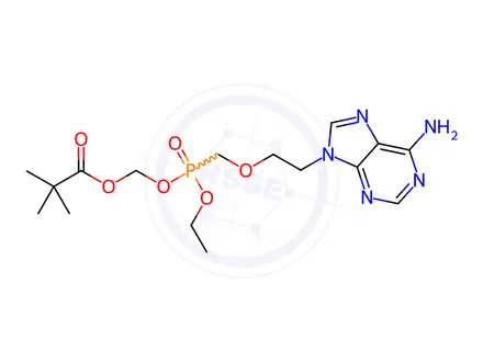 Chemical structure of Mono-POM Ethyl Adefovir