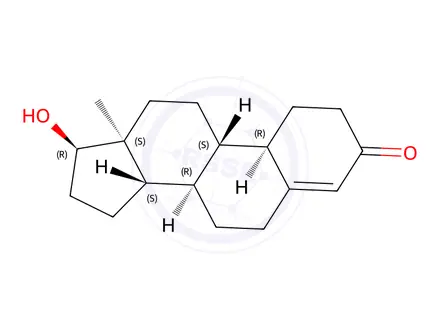 Chemical structure of 17-epi-Nandrolone