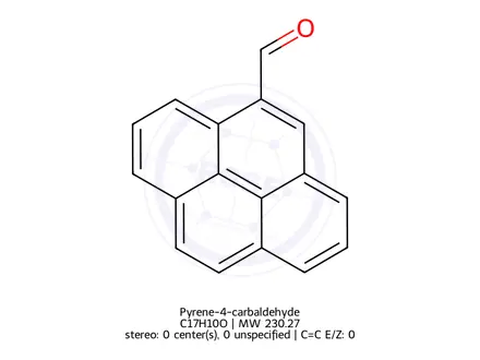 Chemical structure of Pyrene-4-carbaldehyde