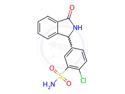 Chemical structure of 3-Dehydroxy Chlorthalidone