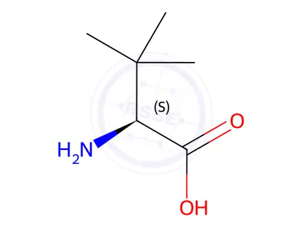 Chemical structure of L-tert-Leucine