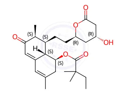Chemical structure of Simvastatin 6-Oxo Isomer