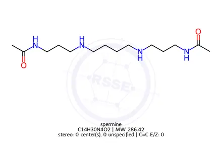 Chemical structure of N1,N12-Diacetylspermine hydrochloride