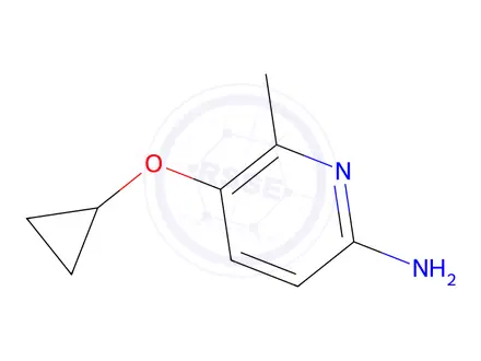 Chemical structure of 5-Cyclopropoxy-6-methylpyridin-2-amine