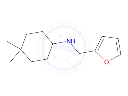 Chemical structure of n-(Furan-2-ylmethyl)-4,4-dimethylcyclohexan-1-amine