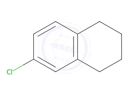 Chemical structure of 6-Chloro-1,2,3,4-tetrahydronaphthalene