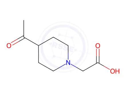 Chemical structure of (1-Acetylpiperidin-4-yl)acetic acid