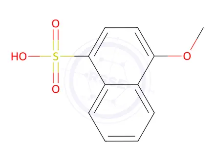 Chemical structure of 4-Methoxynaphthalene-1-sulfonic acid
