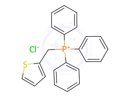 Chemical structure of 2-ThienylMethyltriphenylphosphoniuM chloride