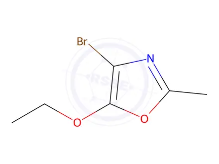 Chemical structure of Oxazole, 4-bromo-5-ethoxy-2-methyl-(9CI)
