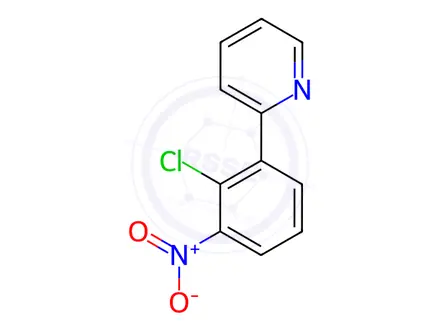Chemical structure of 2-(2-chloro-3-nitrophenyl)pyridine