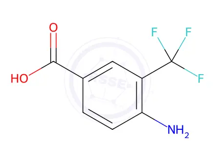 Chemical structure of 4-Amino-5-trifluoromethylbenzoic Acid