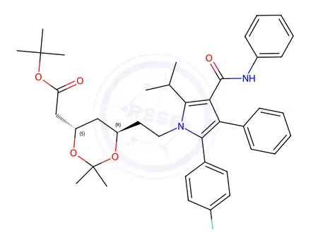 Chemical structure of Atorvastatin Impurity 75