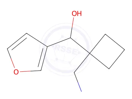 Chemical structure of (1-(Aminomethyl)cyclobutyl)(furan-3-yl)methanol