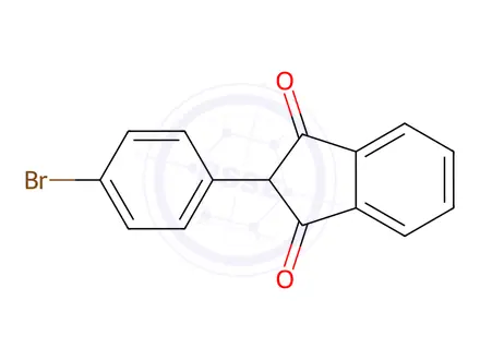 Chemical structure of Bromindione