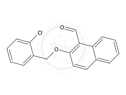 Chemical structure of 2-((2-Chlorobenzyl)oxy)-1-naphthaldehyde