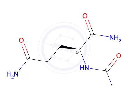 Chemical structure of N(alpha)-carbamoylglutamine-1-amide
