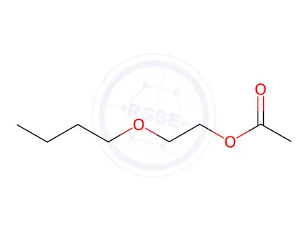 Chemical structure of 2-Butoxyethyl acetate