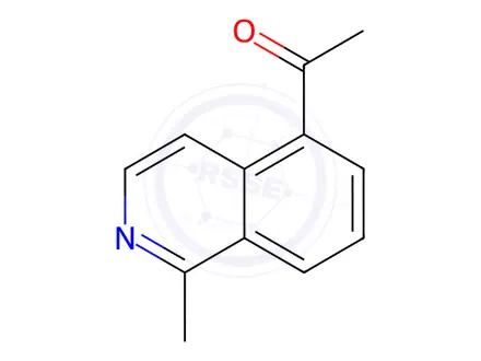 Chemical structure of 1-(1-Methylisoquinolin-5-yl)ethan-1-one