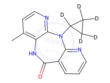 Chemical structure of Nevirapine-d5