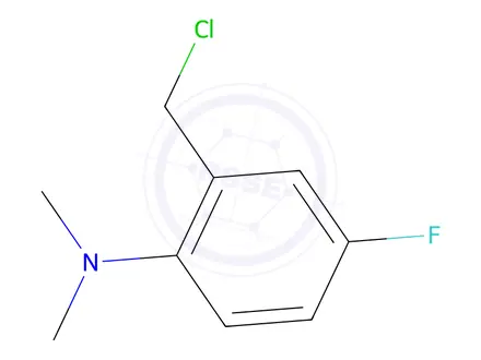 Chemical structure of 2-(Chloromethyl)-4-fluoro-N,N-dimethylaniline