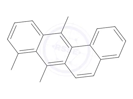 Chemical structure of 7,8,12-trimethylbenz(a)anthracene