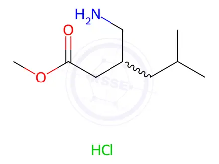 Chemical structure of rac-Pregabalin Methyl Ester Hydrochloride