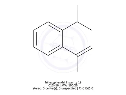 Chemical structure of Trihexyphenidyl Impurity 19