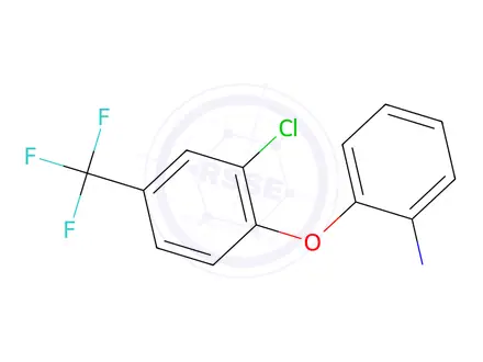 Chemical structure of 2-(2-Chloro-4-(trifluoromethyl)phenoxy)aniline