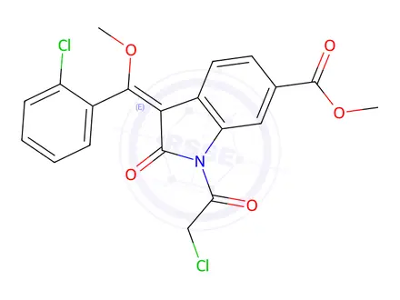 Chemical structure of Nintedanib Impurity 143