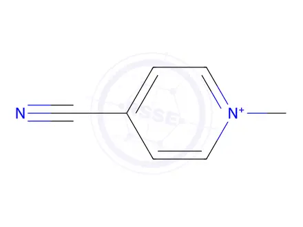 Chemical structure of 4-Cyano-1-methylpyridin-1-ium