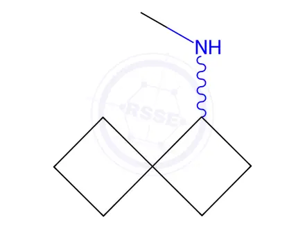 Chemical structure of N-methylspiro[3.3]Heptan-1-amine