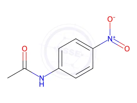 Chemical structure of 4'-Nitroacetanilide