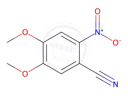 Chemical structure of 4,5-Dimethoxy-2-nitrobenzonitrile