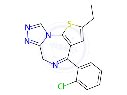 Chemical structure of Metizolam