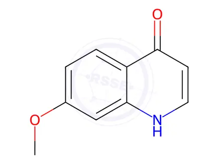 Chemical structure of 4-Hydroxy-7-methoxyquinoline