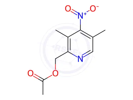 Chemical structure of 2-Acetyloxymethyl-3,5-dimethyl-4-nitropyridine