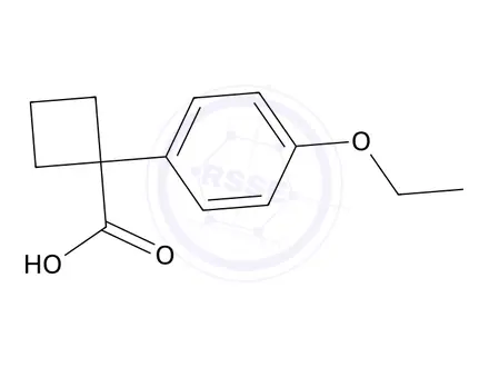 Chemical structure of 1-(4-Ethoxyphenyl)cyclobutanecarboxylic acid
