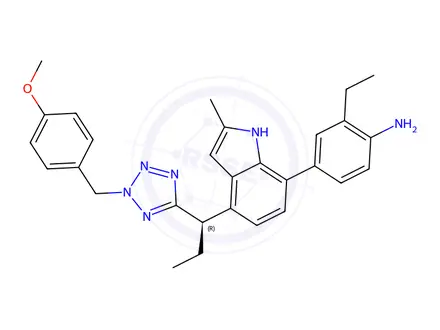 Chemical structure of BMS 754807 Impurity 50