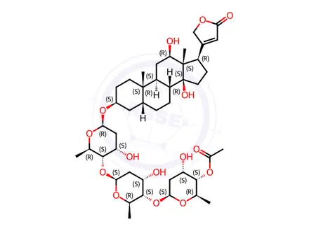 Chemical structure of Digoxin EP Impurity J