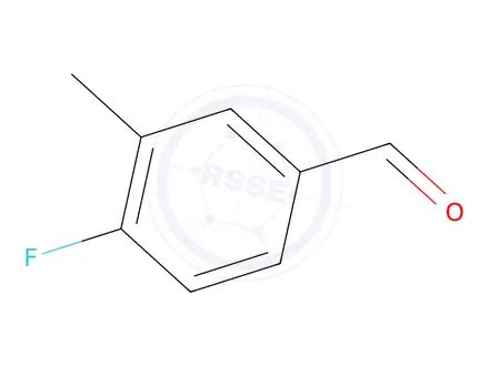 Chemical structure of 4-Fluoro-3-methylbenzaldehyde